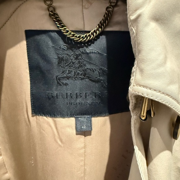 Burberry Trench Coat leather sleeves - Picture 2 of 4